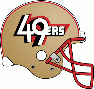 San Francisco 49ers 1991 Unused Logo iron on transfers for T-shirts